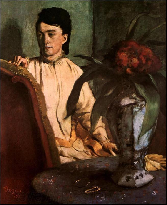 Edgar Degas Seated Woman Norge oil painting art